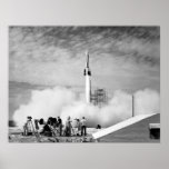 First Rocket Launch, Cape Canaveral, "Bumper 2" Print