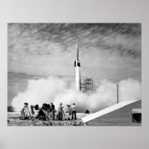 First Rocket Launch, Cape Canaveral, "Bumper 2" Print