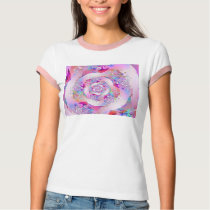 First Rose Fractal Art Tshirt