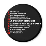 First Rough Draft of History. magnets