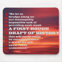 First Rough Draft of History. Mouse Pad