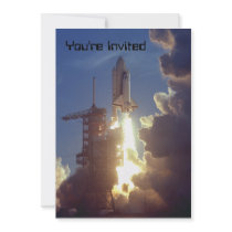 First Shuttle Launched Invites