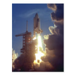 First Shuttle Launched Post Card