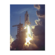 First Shuttle Launched postcards