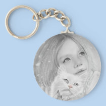 First snow girl kitty Keychain keychains