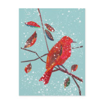 First Snow Holiday Season postcards