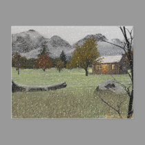 First Snowfall Postcard postcards