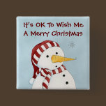 First Snowflake It's Ok Button buttons