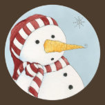 First Snowflake Sticker stickers