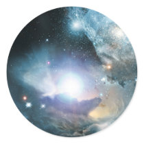 First Stars Round Sticker