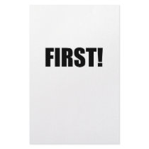 FIRST! stationery by szclothingdesigns FIRST! stationery
