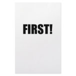 FIRST! stationery