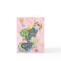 First steps note card