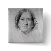 First Study for the Portrait of George Eliot Pinback Buttons