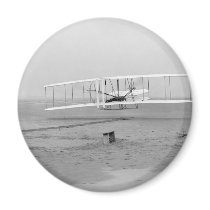First Successful Flight of the Wright Flyer Fridge Magnet