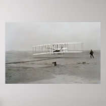 First successful flight of the Wright Flyer Poster