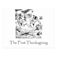 First Thanksgiving Post Card