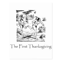 First Thanksgiving Postcards