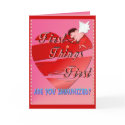 First Things First Valentines Card by Lotacats First Things First Valentines Card