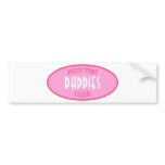 First Time Daddies Club (Pink) Bumper Stickers
