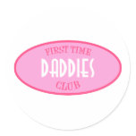 First Time Daddies Club (Pink) Sticker