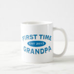 First Time Grandpa Customizable Mug