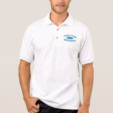 First Time Grandpa Customizable Shirt