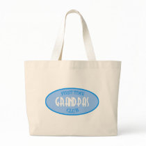 First Time Grandpas Club (Blue) Canvas Bag