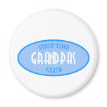 First Time Grandpas Club (Blue) Refrigerator Magnets