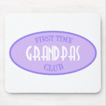 First Time Grandpas Club (Purple) mousepads
