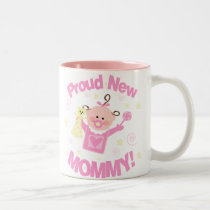 First Time Mom of Baby Girl Coffee Mug by jamiecreates1 First Time Mom of Baby Girl Coffee Mug
