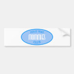 First Time Mommies Club (Blue) Bumper Sticker