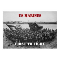First to Fight - US Marines - 1918 posters