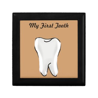 First Tooth Keepsake Box giftbox