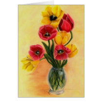 First Tulips of Spring cards by MemePam First Tulips of Spring cards