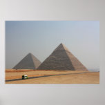 First Two Pyramids of Giza Print