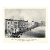 First Union Dress Parade in Nashville, TN 1862 posters