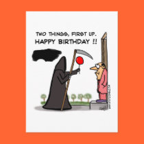 First Up, Happy Birthday !! postcards