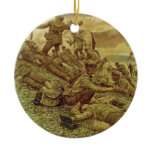 First Wave at Omaha by Ken Riley Ornament