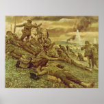 First Wave at Omaha by Ken Riley Posters