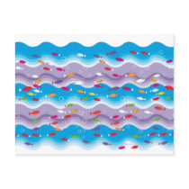 Fis seahes in the post cards