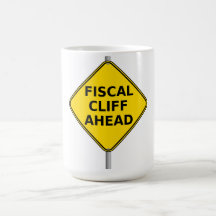 Fiscal Cliff Ahead Coffee Mug