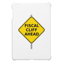 Fiscal Cliff Ahead Sign Cover For The iPad Mini