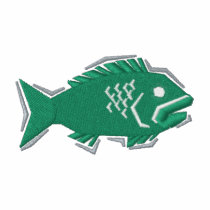 FISH 3 EMBROIDERED SHIRT