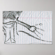 Fish Alien Hands Technology Print