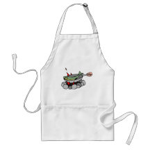 Fish and a Campfire Apron