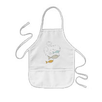 Fish and Bubbles Aprons