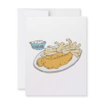 fish and chips announcements