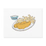 fish and chips post card