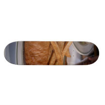 Fish And Chips With A Pint Of Cider Skateboards